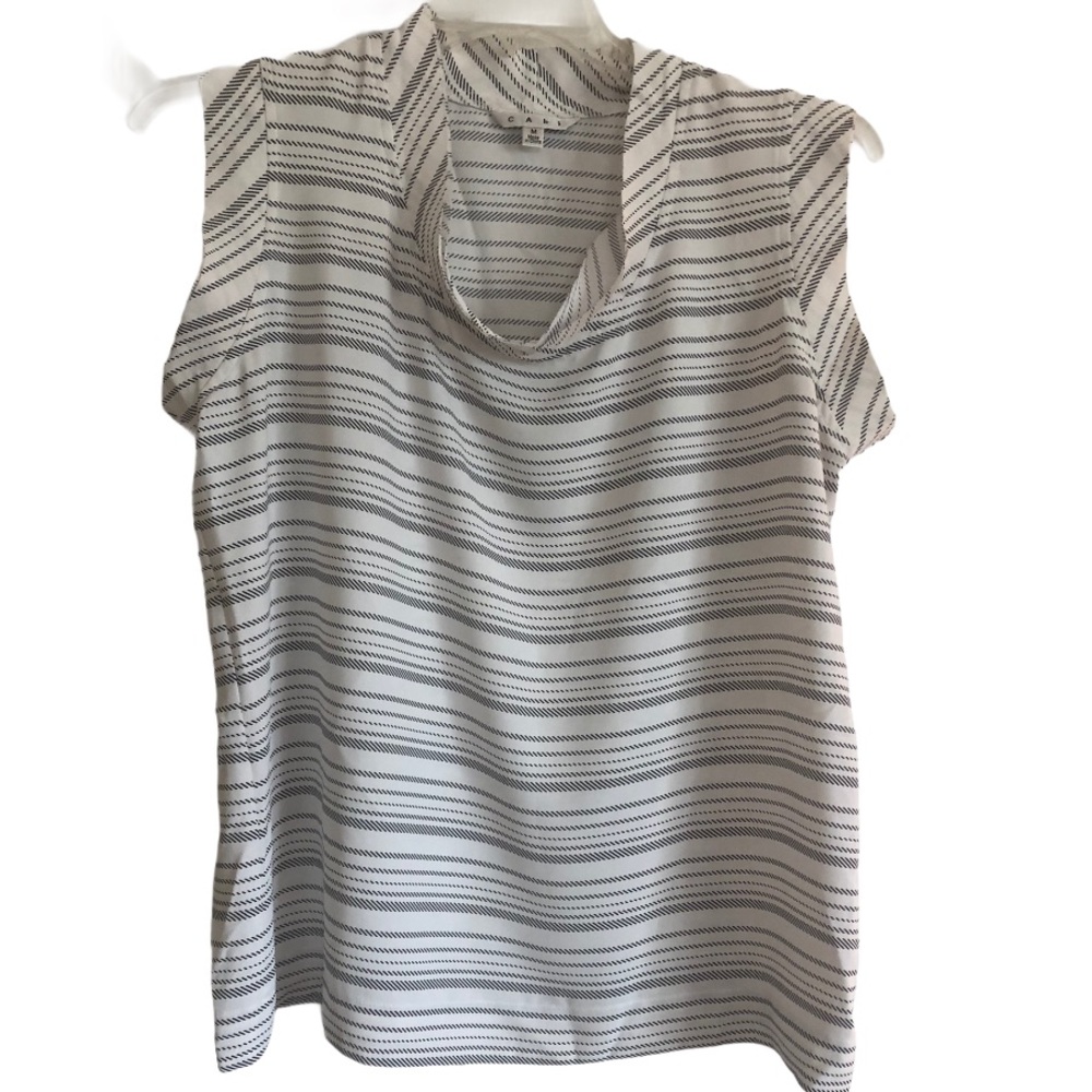 CABI‎ STRIPED BLOUSE M